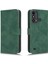 Zte A53 5g Koruyucu Kapak Deri Kart ile Folio Flip Case (Yurt Dışından) 1