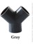 Gri Tarzı 40MM 1 Adet Pvc Tee Konnektör Su Besleme Borusu Ortak Y Eğimli Üç Yollu Üç Çatallı Boru Ek Parçaları Plastik Akvaryum Su Boru Ek Parçaları (Yurt Dışından) 1