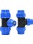 50X50X25 Stili mm Pvc Pe Tüp Te Bağlantısı Su Ayırıcı DN15 DN20 DN25 DN32 DN40 Tee Boruyu Azaltma T-Şekilli Bağlantı (Yurt Dışından) 4