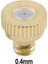 0,4 mm Stili Atomize Nozul Pirinç Alçak Basınçlı Püskürtme Tabanı Atomize Soğutma Nemlendirme Nozul Püskürtme Başlığı Sprinkler Garden Cocina (Yurt Dışından) 1