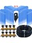 KSL01-KIT029-4L-4WAY Stili Sera Damla Sulama 4 Yollu Damla Ok Pot Bahçe Çim 10SETSET Için 2 Yollu Verici Sulama Sulama Sistemi (Yurt Dışından) 4
