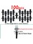 H-6MM-100PCS Tarzı Pcs Dayanıklı '' C-Tipi Kanca Hortum Saksı Damla Sulama Uydurma Sera Için Sabit Kök Destek Tutucu Bahisler (Yurt Dışından) 1