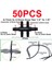 KSL01-KIT019-50PCS Tarzı Kesla Sulama Yağmurlama Inç Çift Dikenli Tee Tek Dirsek Su Borusu Konnektörü Hortum Bahçe Nozzl Için Uydurma Onarım (Yurt Dışından) 5