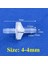 4-4 mm Tarzı 5 Adet 5~~12MM M Basınçsız Çek Valf Damla Sulama Hortumu Ortak Geri Dönüşsüz Vana Akvaryum Tankı Borusu Tek Yönlü Vana (Yurt Dışından) 1