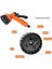 Turuncu Tarzı 25FT-7.5M Uzatılmış Genişletilebilir Bahçe Su Tabancası Hortumu Ft Sihirli Pvc Makara Borusu Witraying Modu Bahçe Çiftliği Sulama Için Su Tabancası Araba Yıkama (Yurt Dışından) 5