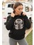 Pamuklu Tarz Oversize Kadın Kapşonlu Sweatshirt 1