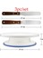 COOK002102 Stili Kek Standı Döner Tabla Döner Taban Kek Plastik Hamur Bıçağı Dekorasyon 10 Inç Kremalı Kek Stand Seti Kek Döner Döner Tabla Aracı (Yurt Dışından) 1