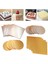 Js-9 Stili Thickne-10 Inch Altın Kare Yuvarlak Kek Mat Kağıt Panoları Cupcake Doğum Günü Pastası Standı Karton Liner (Yurt Dışından) 3