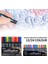 12 Renk Stili Set Metalik Marker Peolors Sihirli Marker Kalem Sanat Boyama ve Yazma Okul Malzemeleri Sanat Kalemleri Sanat Malzemeleri (Yurt Dışından) 2