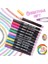 3 Adet Js-Beyaz8 Stili Olor Çift Çizgiler Kontur Renkli Boya Marker Seti Scrapbooking Için Anahat Metalik Işaretleyiciler Mermi Günlüğü Poster Hediye Kartı (Yurt Dışından) 2