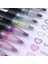 3 Adet Js-Beyaz8 Stili Olor Çift Çizgiler Kontur Renkli Boya Marker Seti Scrapbooking Için Anahat Metalik Işaretleyiciler Mermi Günlüğü Poster Hediye Kartı (Yurt Dışından) 5