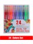 24 Renk Set Stili Graffiti Marker Kalemler Suluboya Renkli Çizim Için Işaretleyiciler Çift Fırça Kalem ve Çizim Gömlekleri Sanat Malzemeleri Kırtasiye (Yurt Dışından) 1