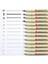 12 Adet Tarzı Iğne Fineliner Pigment Kalemi Mikron Kalem Cetvel Kalemi Fırça Sanat Fineliner Eskiz Işaretleyiciler Kalem Seti (Yurt Dışından) 3