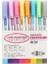 8 Renk Seti Stili 8 Farklı Glitter Renkli Çizgi Ressam Kalem Seti Sanat Marker Liner Çizim Boyama Kaligrafi Dergisi Günlüğü Albümü Okul F095 (Yurt Dışından) 1