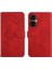 Tecno Camon 19 4g Darbeye Dayanıklı Deri Çanta Çiçekler ve Kelebekler Için Kılıf (Yurt Dışından) 1