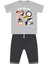 Cool Animals Erkek Çocuk T-Shirt Kapri Şort Takım 3