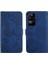 Xiaomi Poco F4 5g Pu Deri Bilek Kayışı Çiçekler ile Kapak Çevirin (Yurt Dışından) 1