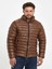 Zagmen Z01230 Erkek Slim Fit Şişme Deri Mont - Z01230 - Kahverengi - ST01230-KAHVERENGI-XL 3