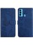 Tecno Camon 18I Darbeye Dayanıklı Deri Çanta Çiçekler ve Kelebekler Için Kılıf (Yurt Dışından) 1