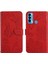 Tecno Camon 18I Darbeye Dayanıklı Deri Çanta Çiçekler ve Kelebekler Için Kılıf (Yurt Dışından) 1