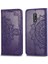 Oneplus 6t Darbeye Zarif Desen Deri Kılıf Kapak Çevirin (Yurt Dışından) 1