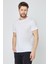 Erkek Çok Renkli T- Shirt Regular Fit Rahat Kesim Bisiklet Yaka 3'lü Basic Tişört Paketi 4
