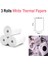 3 Beyaz Stil Yazdırılabilir Beyaz Termal Kağıt Rulo Renkli Termal Etiket Termal Yazıcı Için 57*30MM Peripage A6 A9 Paperang (Yurt Dışından) 1