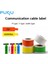 03F Sarı Stil Puqu Güç Telekomünikasyon Veri Iletişim Odası Ağ Kablolama P Tipi, F Tipi, Bıçak Tipi Kablo Etiket Baskı Kağıdı (Yurt Dışından) 2
