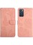 Oppo Case 6 5g Için Pu Deri Kapak Çevirin Çiçekler ve Kelebekler (Yurt Dışından) 1