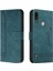 Motorola Moto E7 Güç Için Telefon Kılıfı Pu Deri El Kayışı Flip Folio (Yurt Dışından) 1