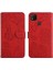 Xiaomi Redmi 9c Darbeye Deri Kılıf Çiçekler ve Kelebekler (Yurt Dışından) 1
