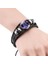 Balık Burcu 12 Takımyıldızı Bilezik Charms Burç Cam Cabochon Punk Takı Siyah Çok Katmanlı Deri Bilezik Kadın Erkek Hediye (Yurt Dışından) 3