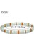 HGSL002-10 Zmzy Kare Kristal Cam Tila Boncuk Bilezik Erkekler Takı Arkadaşlar Pulseras Mujer Moda Miyuki Bilezik Kadın Aksesuarları (Yurt Dışından) 1