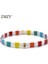 HGSL002-10 Zmzy Kare Kristal Cam Tila Boncuk Bilezik Erkekler Takı Arkadaşlar Pulseras Mujer Moda Miyuki Bilezik Kadın Aksesuarları (Yurt Dışından) 5