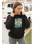 Pamuklu Tarz Oversize Kadın Kapşonlu Sweatshirt 1
