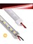 2 Adet 50 cm Alüminyum Kasa Çubuk Şerit LED Işık Şeffaf Kırmızı 12 Volt 1