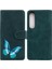 Sony Xperia 1 V Kelebek Flip Folio Kapak Cüzdan Renk Baskılı (Yurt Dışından) 1
