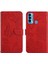 Tecno Camon 18I Darbeye Dayanıklı Deri Çanta Çiçekler ve Kelebekler Için Kılıf (Yurt Dışından) 1