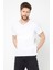 Erkek Çok Renkli T- Shirt Regular Fit Rahat Kesim V Yaka 3'lü Basic Tişört Paketi 3