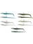 Sandeel And Slug 10 cm 10GR 4+2 Adet Silikon Yem Blue Silver 1
