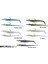Sandeel And Slug 10 cm 10GR 4+2 Adet Silikon Yem Blue Silver 2