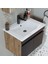 Lavabolu Atlantik - Antrasit Mat Mdf 65 cm Banyo Dolabı 3