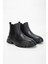 Aegis Erkek Siyah Deri Casual Bot 381 19673 Erk Bot SK23/24 2