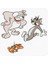 Warner Bros Özel Kesim Tom Ve Jerry Sticker Seti 7 Parça 5