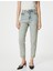 Mom Fit Kot Pantolon Yüksek Bel Cepli Pamuklu Mom Jean 3