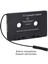 Araba Için Kaset Adaptörü Mp3 Çalar Ses Dönüştürücü, 5.0, USB Şarj, Kontrol Düğmesi, Dahili Mikrofon (Yurt Dışından) 3