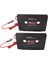 Kalite-Yüksek 1 Çift Ses Aux Araç Kaset Teyp Adaptörü Dönüştürücü 3.5 mm iPhone Ipod Mp3 ile Uyumlu Android Dayanıklı (Yurt Dışından) 3