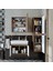 '' Lavabolu '' Atlantik-Beyaz Mat Mdf 65 cm Banyo Alt Dolap + Aynalı Üst Dolap + Boy Dolap 3