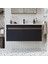 Lavabolu Atlantik- Antrasit Mat Mdf 100 cm Banyo Dolabı 1