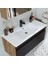 Lavabolu Atlantik- Antrasit Mat Mdf 100 cm Banyo Dolabı 3
